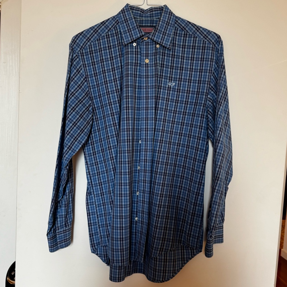 Vineyard Vines Cotton Button-Down Whale Shirt
